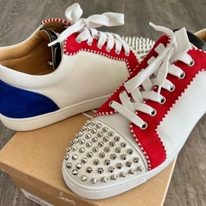 Christian Louboutin size 43 spike Orlato flat